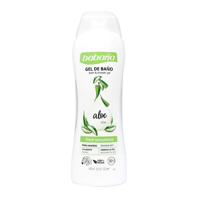 GEL DE BAÑO BABARIA ALOE 600 ML