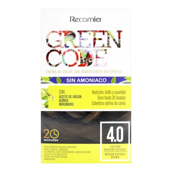 Green Code Kit 4.0 Castaño Medio Natural Tubo