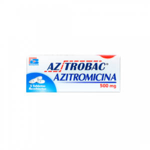 aztrobac (azitromicina) 500 mg 3 tabletas