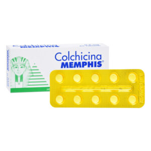colchicina 0.5 mg 40 tabletas mp