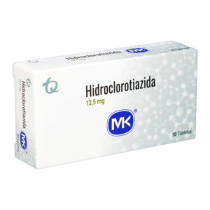 hidroclorotiazida 12.5 mg 30 tabletas mk