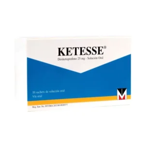 ketesse 25 mg solucion oral 10 sachets 10 ml