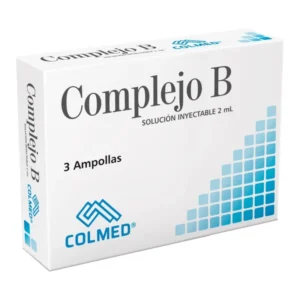 complejo b 2 ml 3 ampollas colmed
