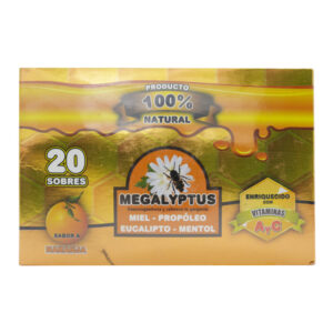 megalyptus naranja 400 mg 80 unidades