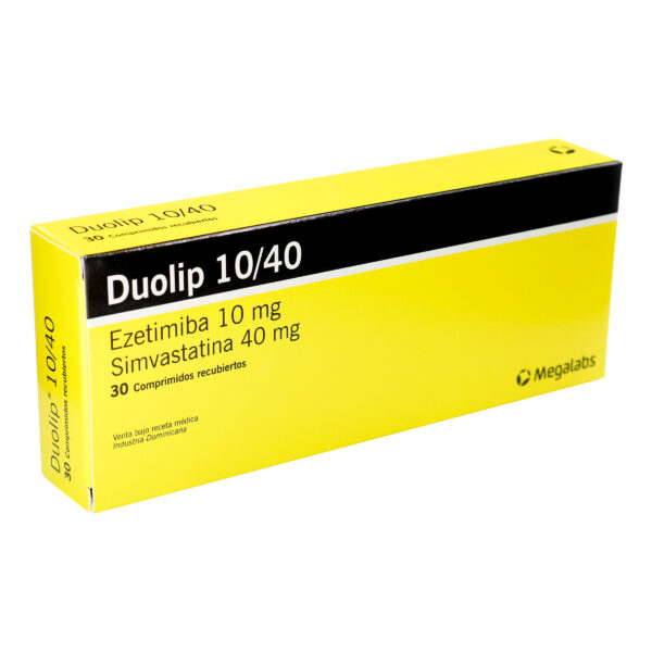 duolip 10/40 mg 30 tabletas