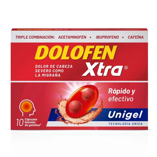 dolofen xtra 10 capsulas unigel
