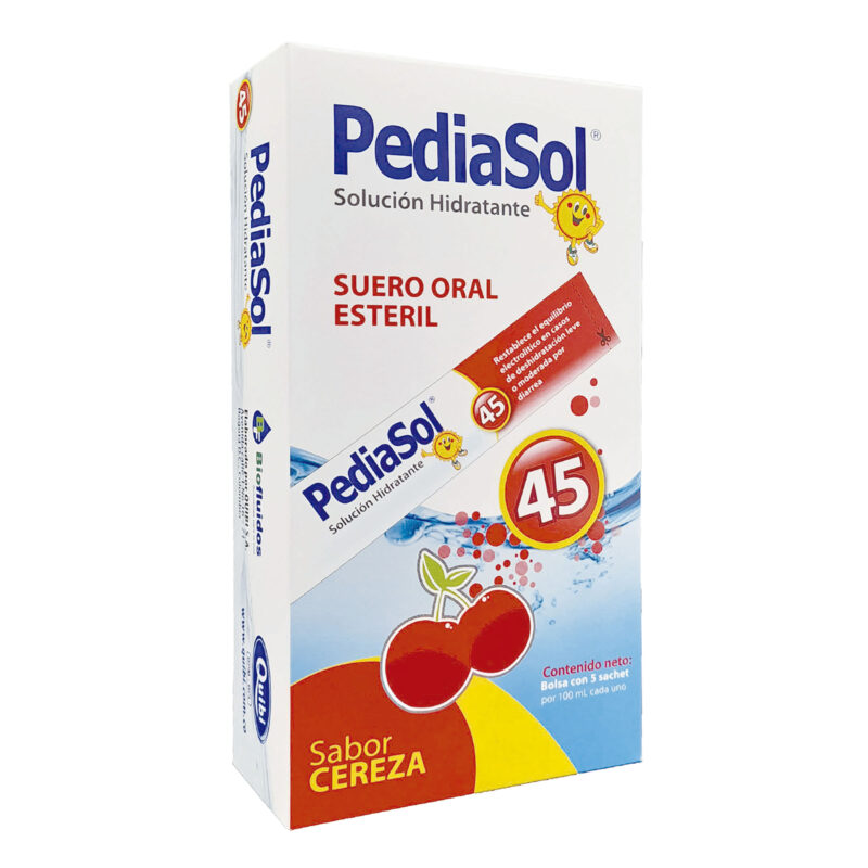 Pediasol 45 Cereza 100 Ml Display 5 Sobres