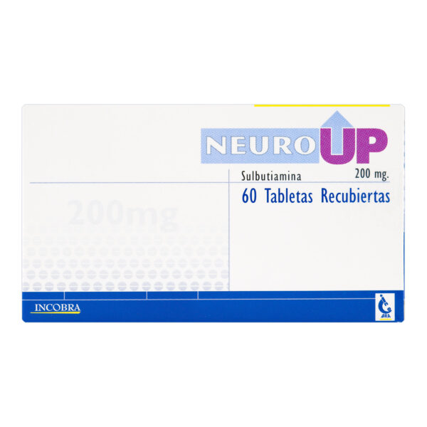 neuro up sulbutiamina 200 mg 60 tabletas