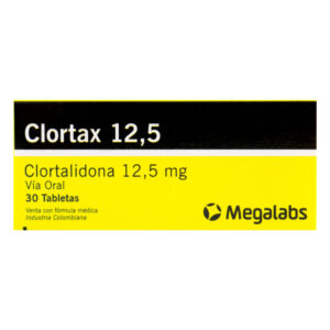 clortax 12.5 mg 30 tabletas