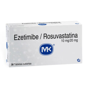 rosuvastatina 20 mg + ezetimba 10 mg 30 tabletas mk