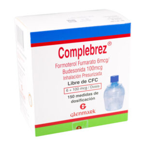 complebrez 6mcg/100mcg 150 dosis + inhalador