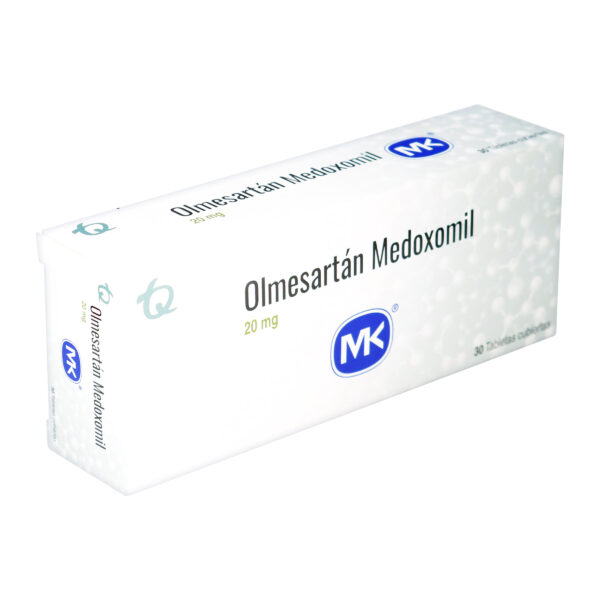 olmesartan medoxom 20 mg 30 tabletas mk