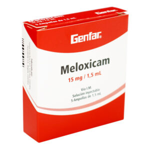 meloxicam 15 mg/1.5 ml 5 ampolla gf