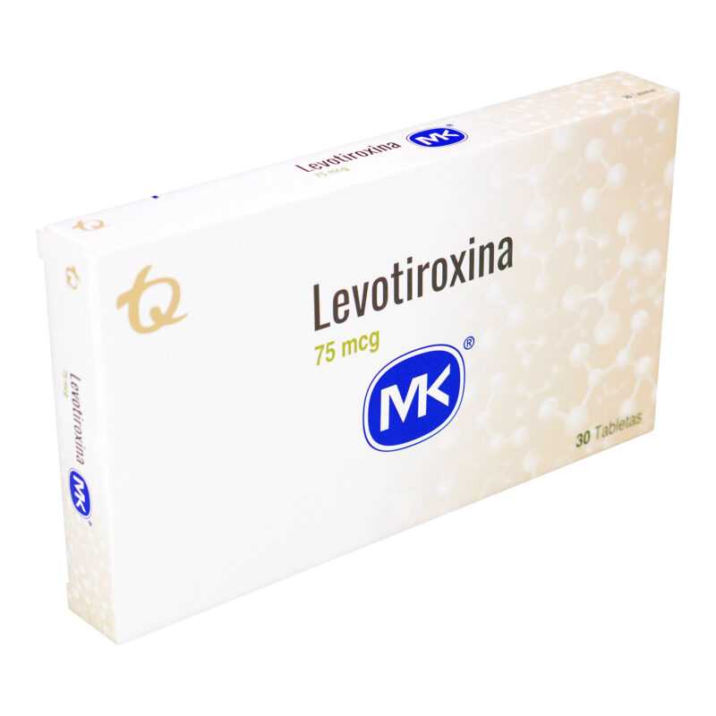 Levotiroxina 75 mcg 30 Tabletas  Mk