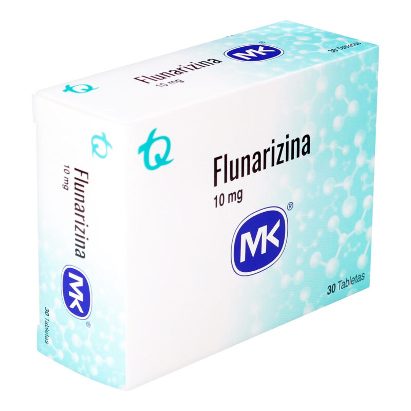 Flunarizina 10 Mg 30 Tabletas  Mk