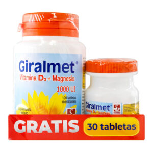 giralmet 1.000 ui 100 tabletas gatis 30 tabletas