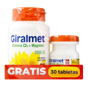 giralmet 2.000 ui 100 tabletas gatis 30 tabletas