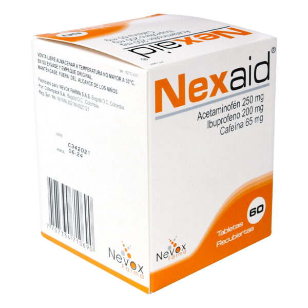 nexaid 60 tabletas