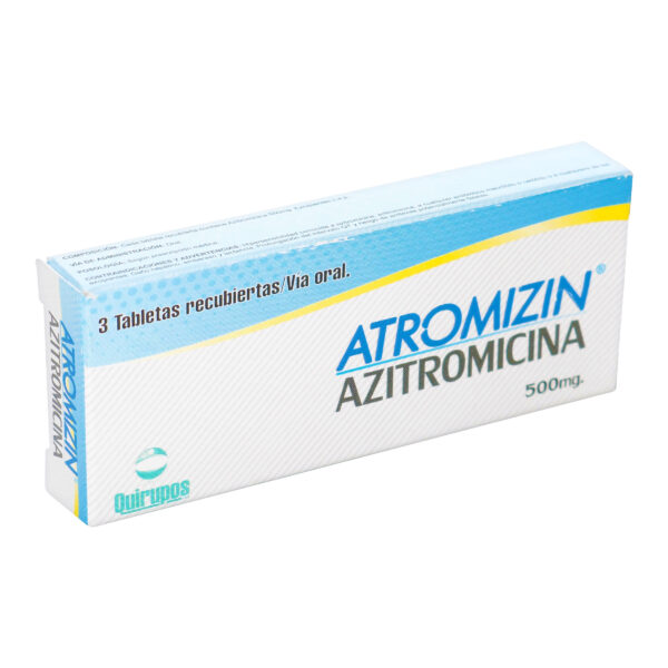 atromizin 500 mg 3 tabletas