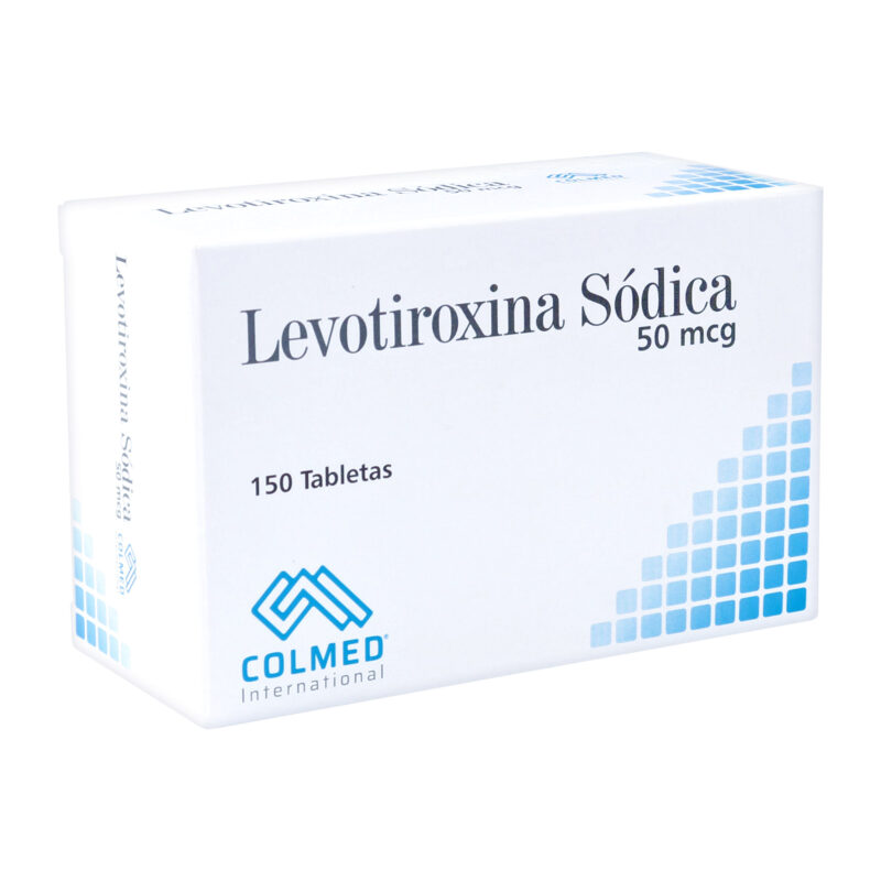 Levotiroxina 50 mcg 150 Tabletas  pc