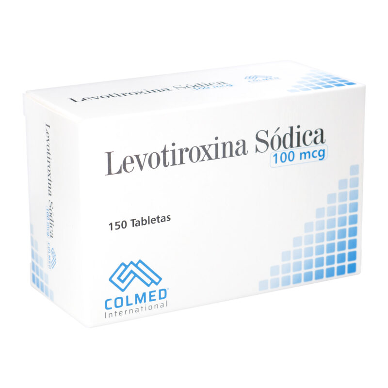 Levotiroxina 100 mcg 150 Tabletas  pc