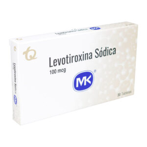 levotiroxina 100 mcg 30 tabletas mk