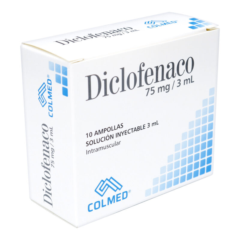 Diclofenaco 75 mg/3 ml 10 Ampollas Pc