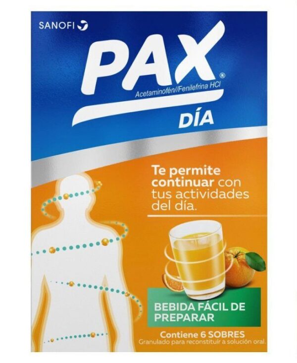 pax dia naranja 6 sobres