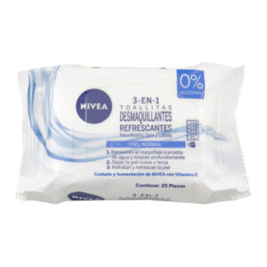 toalla desmaquilladora nivea visage 25 unidades