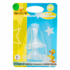 chupo paticos corriente silicona 2 unidades