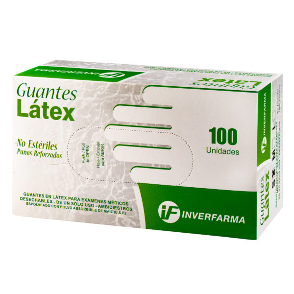 guante latex nipro talla s 100 unidades inverfarma