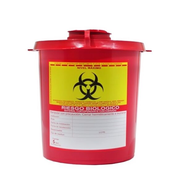 guardian reciclaje cortopunzantes 5.0 litros inverfarma