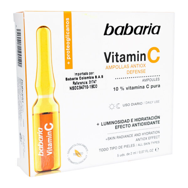 ampolla facial vit.c babaria 2 ml 5 unidades
