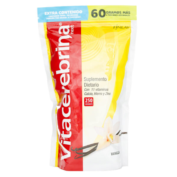 vitacerebrina next vainilla d.p 310 gr extra contenido