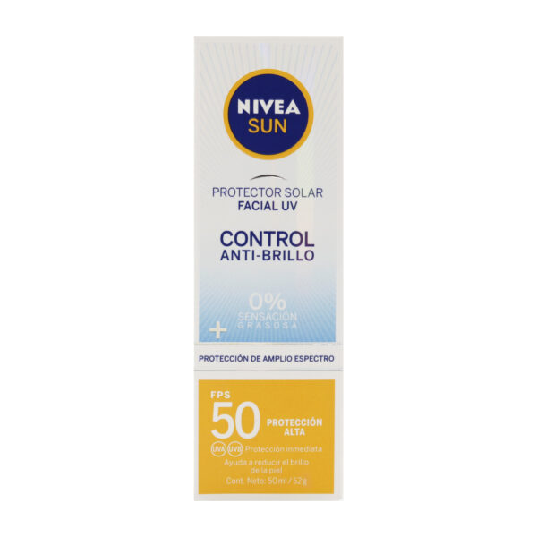nivea sun shine control spf 50 50 ml