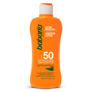protector solar babaria aloe spf 50 200 ml
