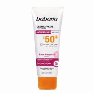 protector solar babaria crema spf50+a.manc 75ml