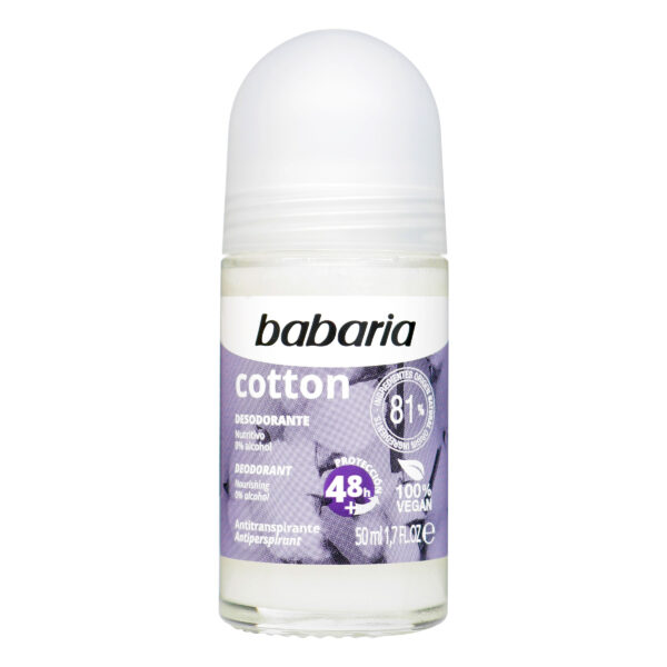 desodorante babaria roll on cotton 50 ml