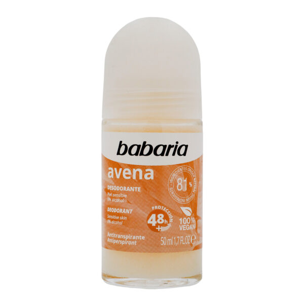 desodorante babaria roll on avena 50 ml