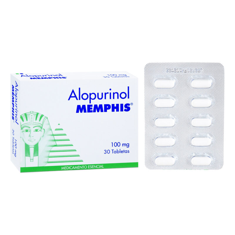 Alopurinol 100 Mg 30 Tabletas  mp