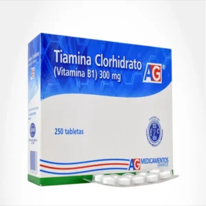 tiamina 300 mg 250 tabletas ag