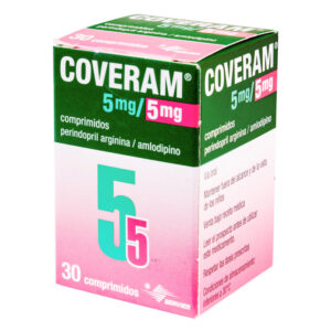 coveram 5/5 mg 30 comprimidos