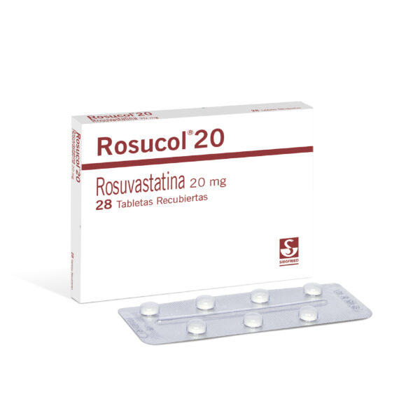 rosucol 20 mg 28 capsulas