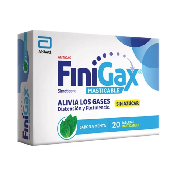 finigax masticable menta 36 tabletas