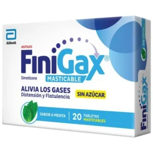finigax masticable menta 20 tabletas