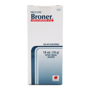 broner 0.50 mg inhalador 18 ml pc