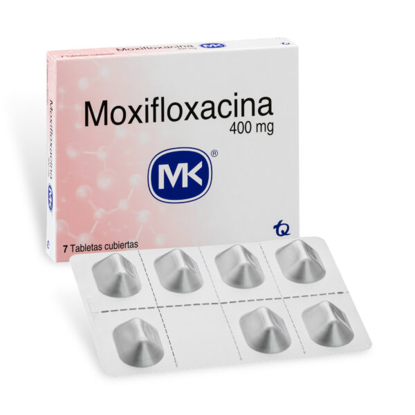 moxifloxacina 400 mg 7 tabletas mk