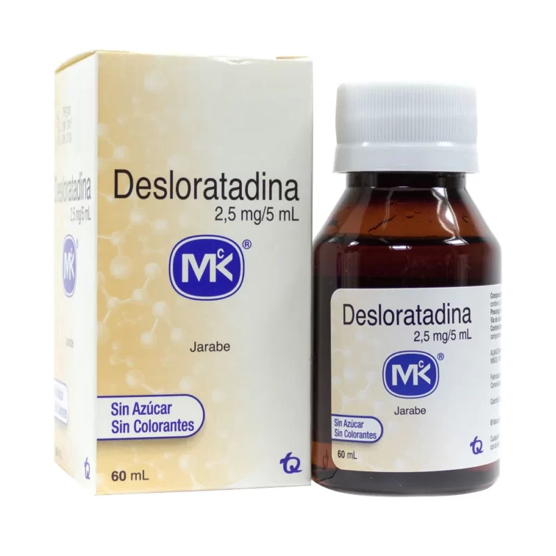 Desloratadina 2.5mg/5ml Jarabe  60 ml Mk