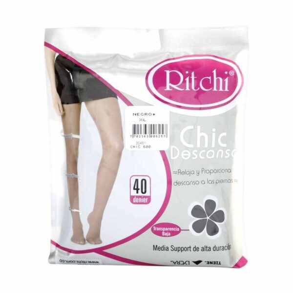 Media Pantalon Ritchi Chic Descanso Negro XL