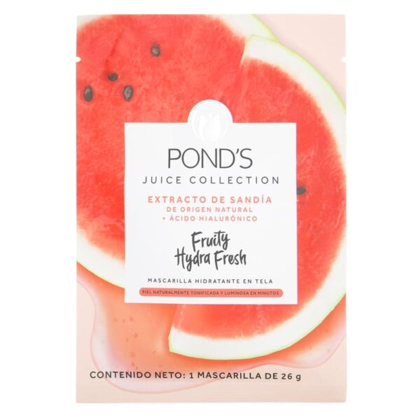 Ponds Mascarilla Fruty Hidratante Sandia 26 gr